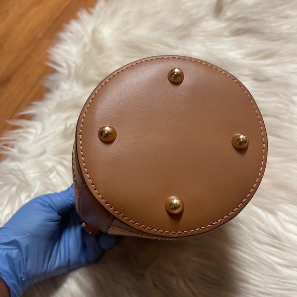 Borse in pelle Camel raffia bag - Picture 13 of 16